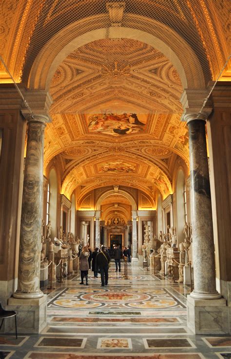 Hall Of Statues Inside The Vatican Museum With Halls And Flickr