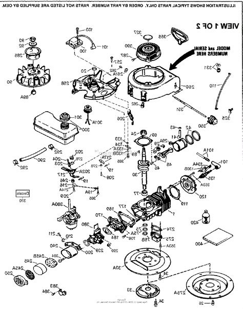 Tecumseh Hsk6001627t Tecumseh Engine Engine Parts List