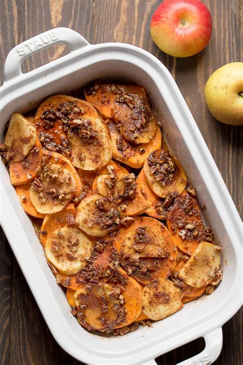 Sweet Potato And Apple Casserole Wholesomelicious