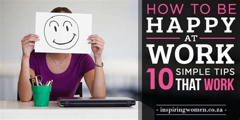 How To Be Happy At Work 10 Simple Tips That Work