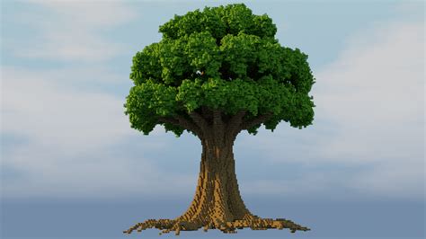 how to build a giant tree in minecraft