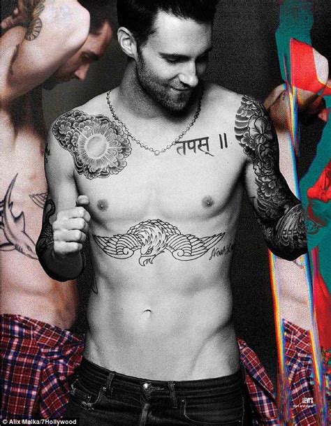 Forget About The Voice Adam Levine Shows Off His Toned And Inked Body