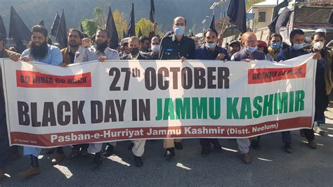 Protests Observed On Black Day In Jammu And Kashmir Daily Times