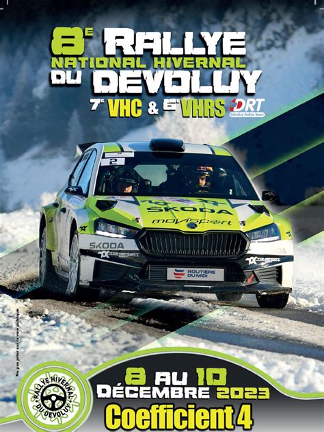 Classement Direct Rallye Hivernal du Dévoluy 2023