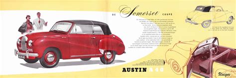 1950 Austin A40 Somerset Coupe Brochure