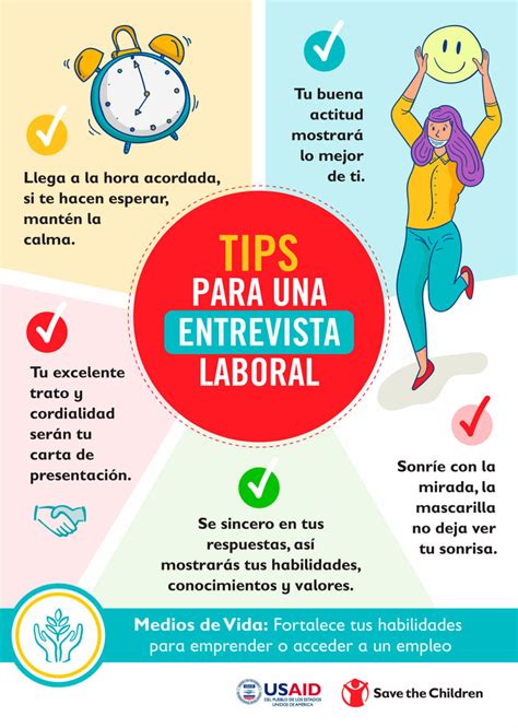 Tips Para Una Entrevista Laboral Save The Children Perú