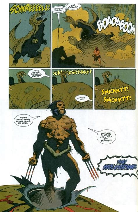 Wolverine Jungle Adventure Mike Mignola047 Comic Book Layout Mike