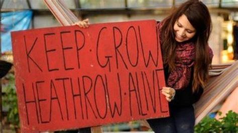 Eviction Of Grow Heathrow Squatters Begins Bbc News