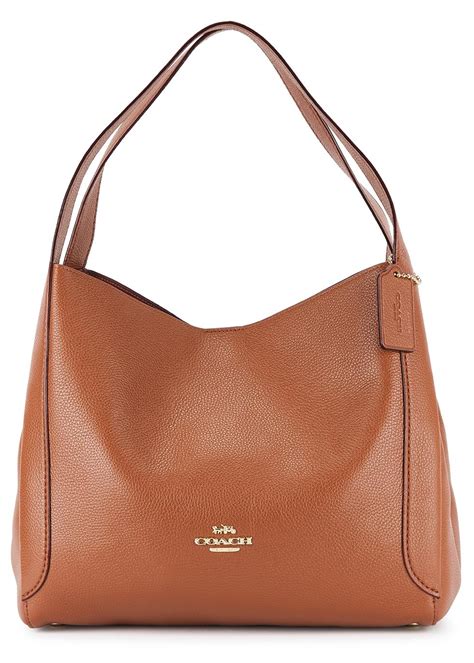 Coach Hadley Brown Leather Hobo Bag Lyst