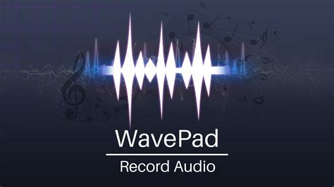 How To Record Audio Wavepad Audio Editor Tutorial Youtube