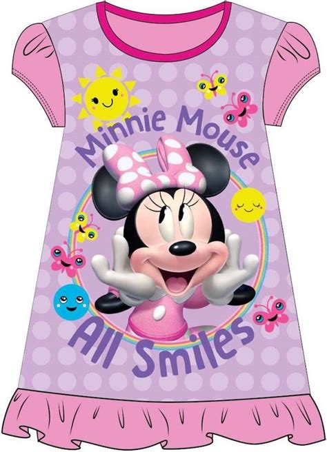 Wholesale Z0137219 Girls Disney Minnie Mouse Nighties Tdp Character