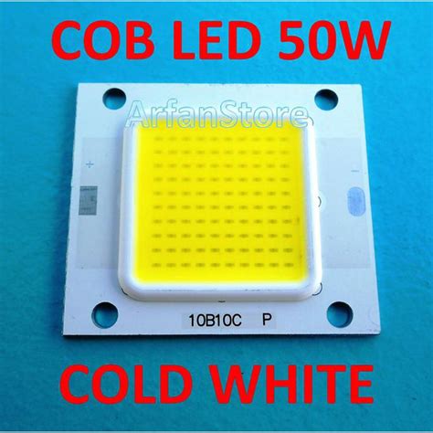 Jual Cob Led W Hpl Cold White High Power Led Chip Putih Super