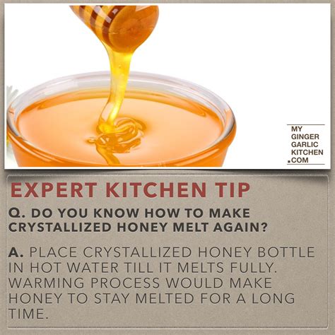 How To Make Crystallized Honey Melt Again Kitchen Tip