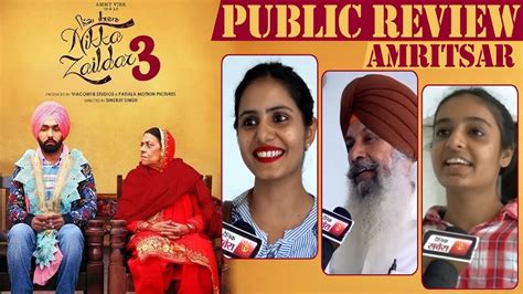 Nikka Zaildar 3 Public Review Amritsar Ammy Virk Wamiqa Gabbi