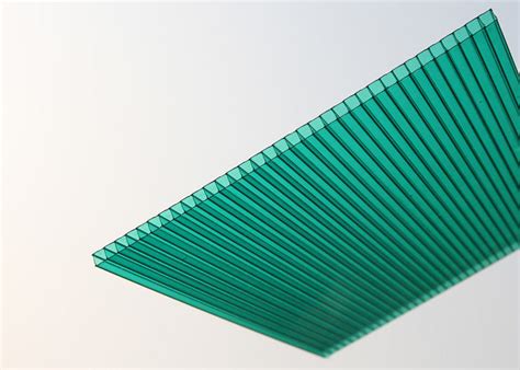 Soundproof Polycarbonate Patio Roof Panels Green Plastic