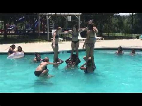 Cheerleader Pool Party 2 YouTube