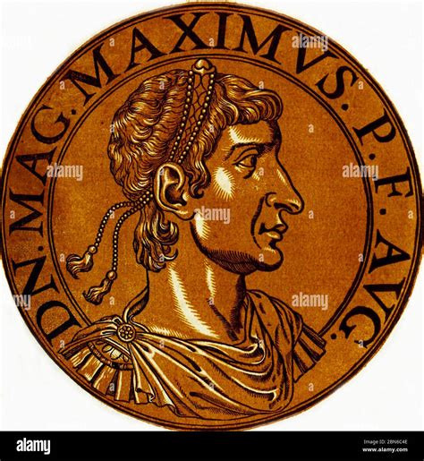Italy Magnus Maximus 335 388 Western Roman Emperor From The Book