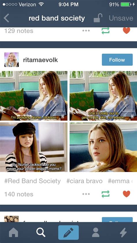 Emma Is Just Awesome With Images Red Band Society Red Band Lesbian Moms
