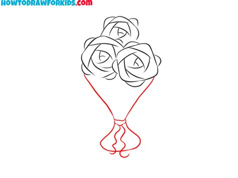 How To Draw A Bouquet Of Flowers In Vase Best Flower Site