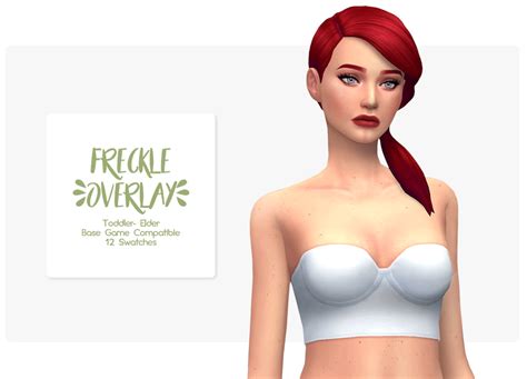 Picture Sims 4 Freckles Maxis Match Sims 4 Freckles