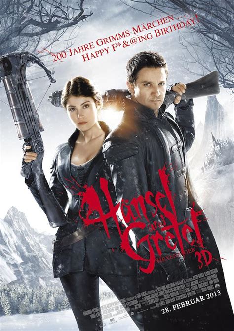 Hansel And Gretel Witch Hunters 2013 Poster Us 12151800px