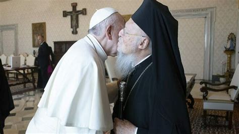 El Patriarca Bartolomé Visita Al Papa En El Vaticano
