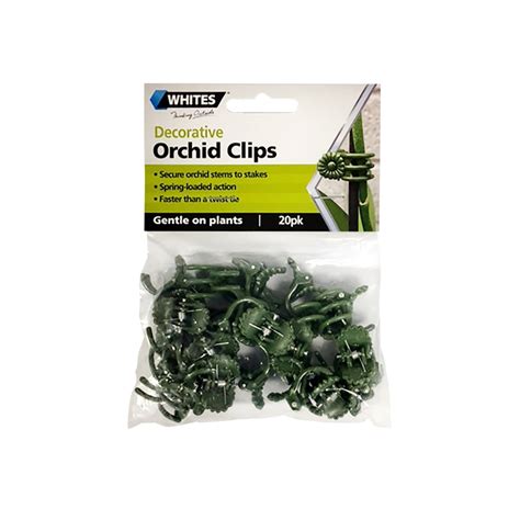 Whites Decorative Orchid Clips 20 Pack Bunnings Warehouse
