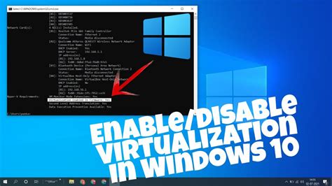 How To Enabledisable Virtualization Windows 10 Funwithit Youtube