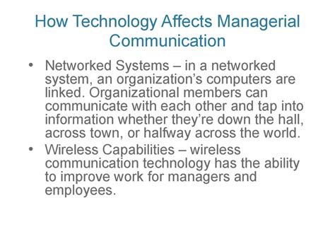 Managing Communication Online Presentation