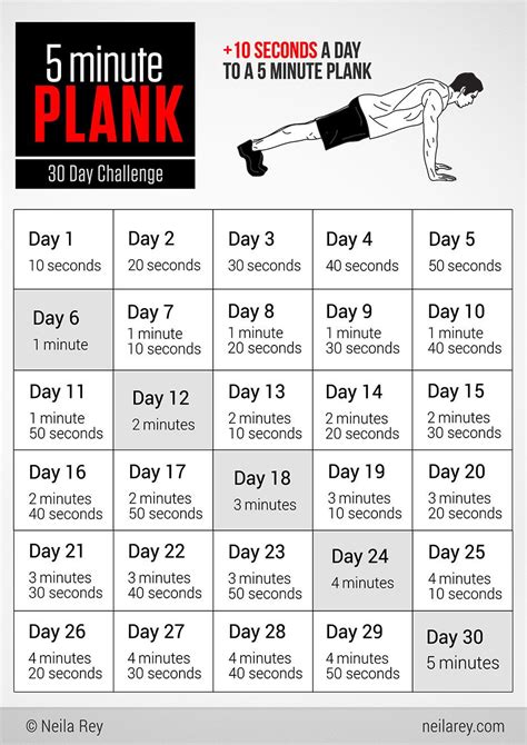 5 Minute Plank 30 Day Challenge This Has To Be Under The Humor