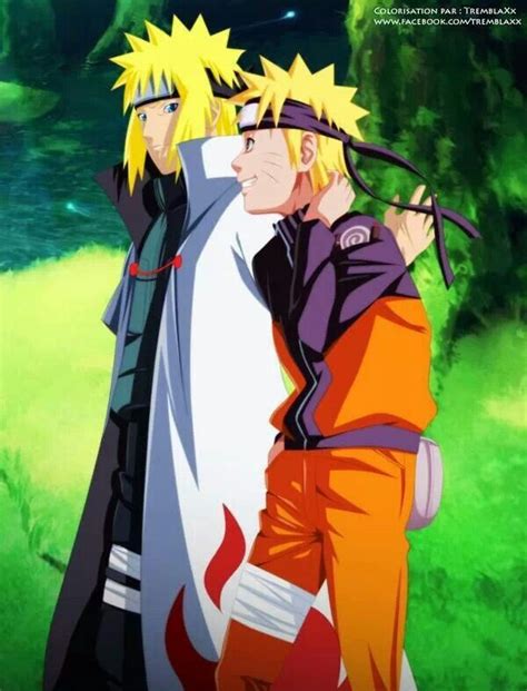 Fatherand Son Minato And Naruto Anime Vilãs Naruto