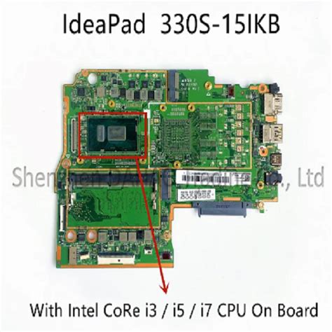 Buy For Lenovo Ideapad 330s 15ikb Laptop Motherboard With Intel I3 I5