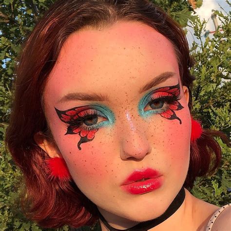 angel 💟 в instagram Поддалась трендам макияжа ️🦋 1 2 3 4 or 5 🦋 butterfly makeup