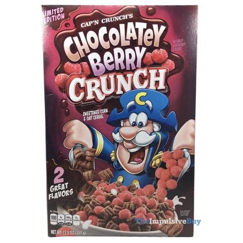 Review Capn Crunchs Chocolate Berry Crunch Cereal The Impulsive Buy