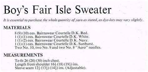 Boys 70s Vintage Fair Isle Yoke Yoked Crew Neck Dk Raglan Sweater