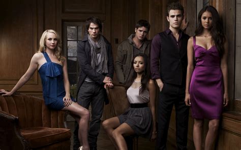 The Vampire Diaries All Cast Wallpapers Wallpaper Cave
