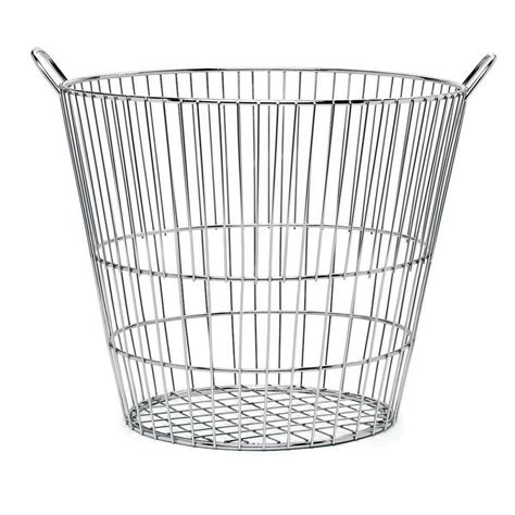 Hubert® Round Chrome Wire Basket 18dia X 16h