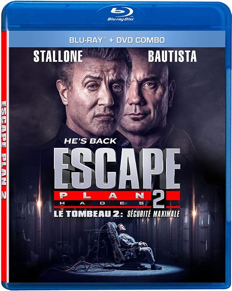 Escape Plan 2 Hades Bluray Dvd Blu Ray Bilingual Amazonca