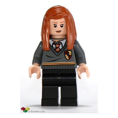 Lego Ginny Weasley Mit Gryffindor School Uniform Minifigur Brick Owl