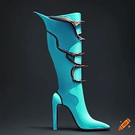 Surrealistic High Heels Boots With Unusual Shapes On Craiyon