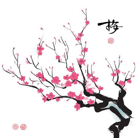 Japanese Cherry Blossom Art