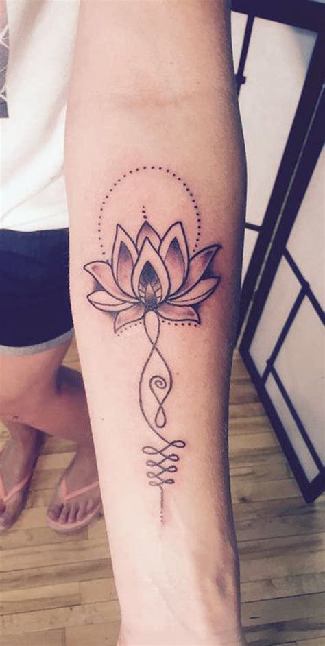 Lotus Inner Forearm Tattoo Ideas For Women Geometric Mandala Arm Tat