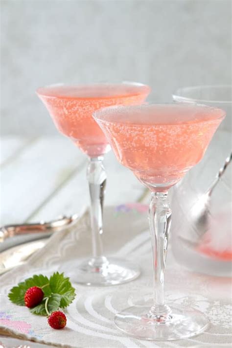 Rhubarb Sparkling Wine Cocktail