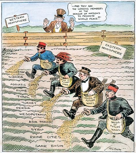 14 Best Treaty Of Versailles Political Cartoons Images On