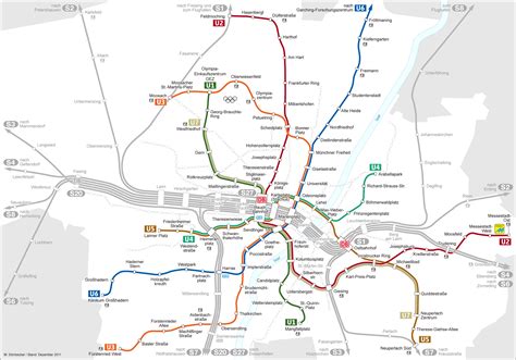 U Bahn Plan München Netzplan Liniennetz Bilder And Infos