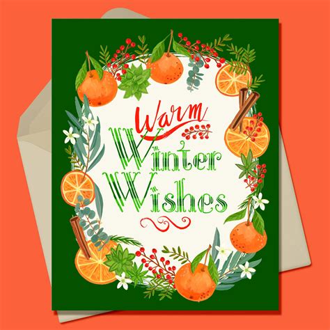 Warm Winter Wishes Greeting Card Keller Design Co