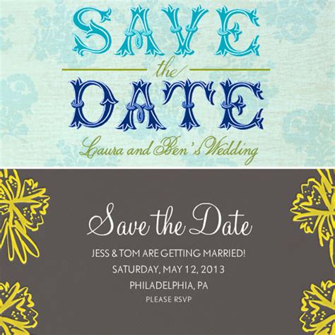 Wedding Save The Date Ecards Popsugar Tech