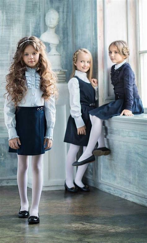 Russian School Uniform 2012 Education Little Girl Fashion Kids