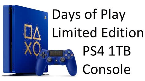 Days Of Play Limited Edition Ps4 System First Look Youtube