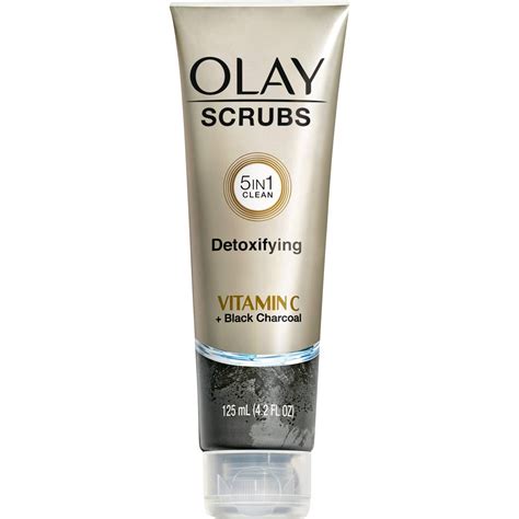 Olay Scrubs Detoxifying Vitamin C And Black Charcoal 125ml Woolworths
